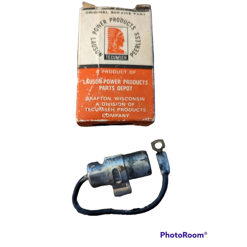 New! NOS! Genuine Tecumseh 610538 Lawnmower Condenser Single Wire Vintage